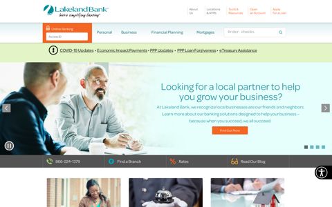 Lakeland Bank - Banking, Mortgages, & Business