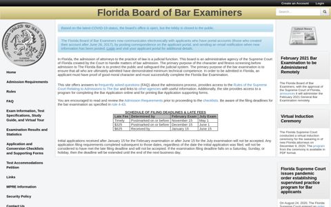 Florida Board of Bar Examiners