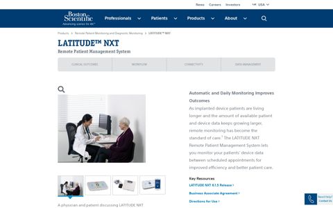 LATITUDE™ NXT Remote Patient Management System ...