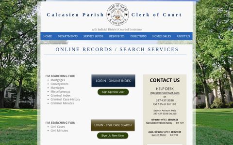 IT2 - Online Search Services | Calclerk
