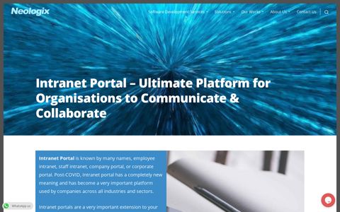 Intranet Portal Software - Neologix Software Solutions
