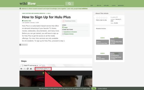 How to Sign Up for Hulu Plus: 7 Steps (with Pictures) - wikiHow