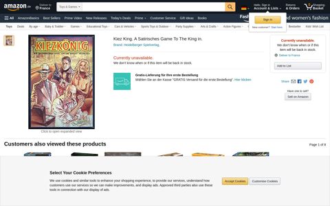 Kiez King. A Satirisches Game To The King in.: Amazon.de ...