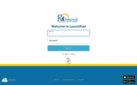 Welcome to LaunchPad - Classlink