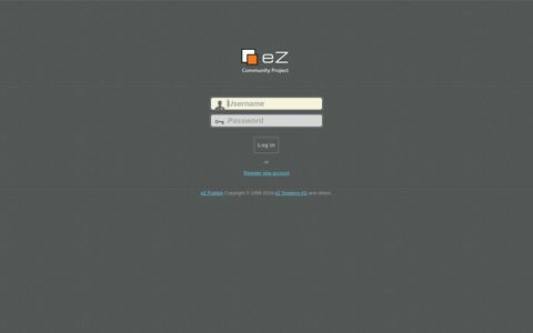 Login / User - eZ Publish - LOTOS Gold