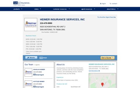 Heimer Insurance Services, Inc - San Antonio, TX Insurance ...