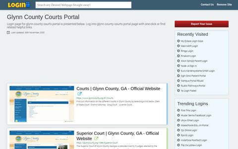 Glynn County Courts Portal - Loginii.com
