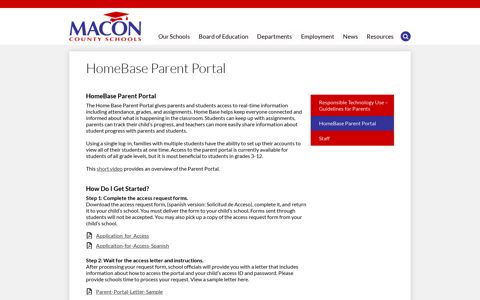HomeBase Parent Portal – Parent Resources – Macon County ...