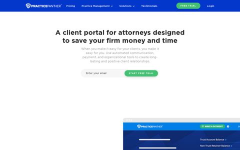 Attorney Client Portal | PracticePanther