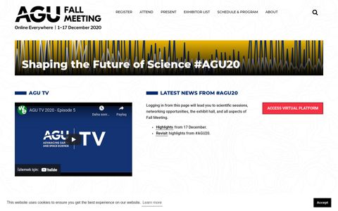 Fall Meeting 2020 | AGU