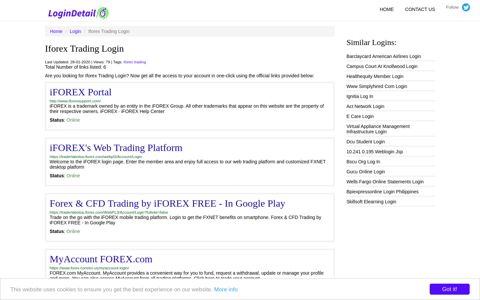 Iforex Trading Login iFOREX Portal - http://www.iforexsupport ...
