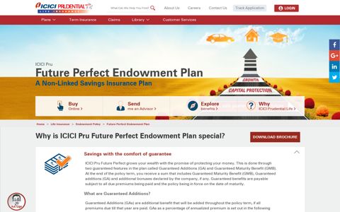 ICICI Pru Future Perfect Endowment Plan