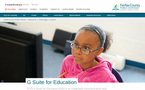 G Suite for Education | Fairfax County Public Schools