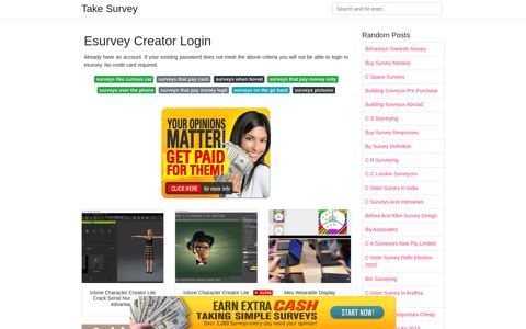Esurvey Creator Login - Take Survey