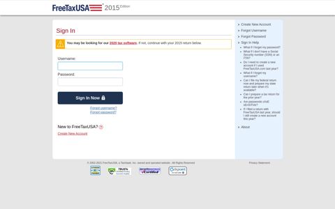 2015 FreeTaxUSA® Tax Software