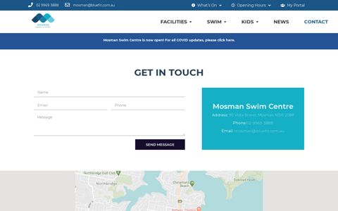 Contact - Mosman Swim Centre