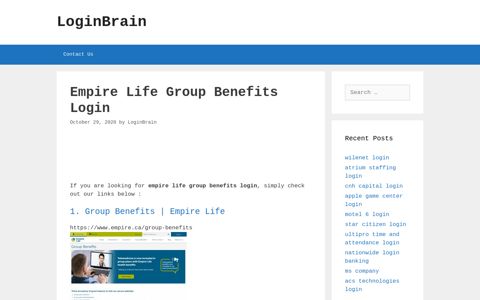 empire life group benefits login - LoginBrain