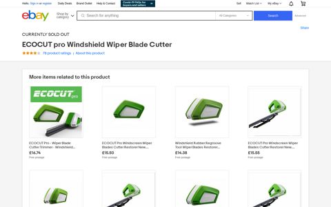 ECOCUT pro Windshield Wiper Blade Cutter for sale online ...