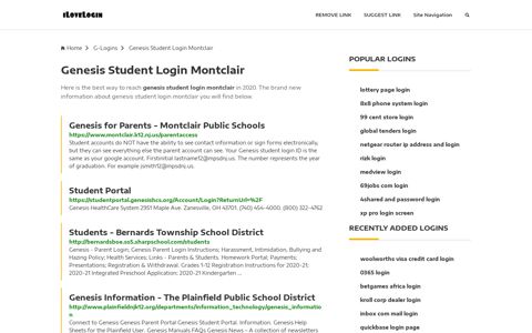Genesis Student Login Montclair ❤️ One Click Access - iLoveLogin