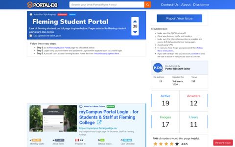 Fleming Student Portal