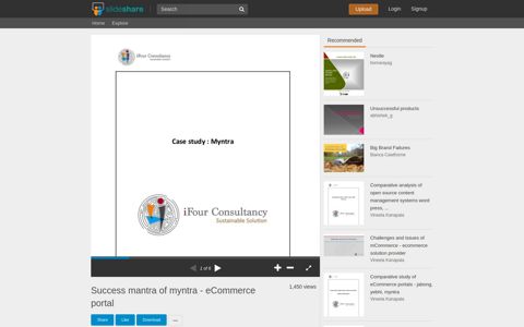 Success mantra of myntra - eCommerce portal - SlideShare