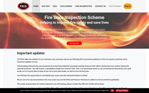Fire Door Inspection Scheme: Home