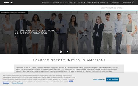 Current Career & Job Openings in USA | HCL Technologies