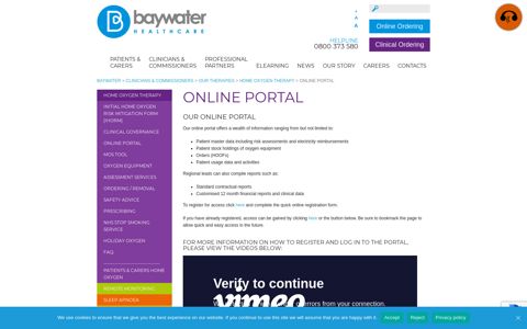 Online portal - BaywaterBaywater Healthcare – Enhancing ...
