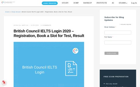 British Council IELTS Login 2020 - Registration, Book a Slot ...