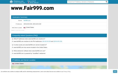 ▷ www.Fair999.com Website statistics and traffic analysis ...