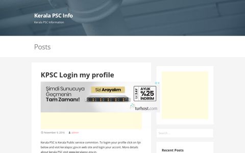 KPSC Login my profile – Kerala PSC Info