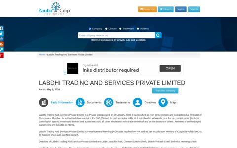 LABDHI TRADING AND SERVICES PRIVATE LIMITED ...