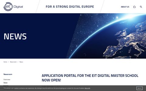 Application portal for the EIT Digital Master School now open ...
