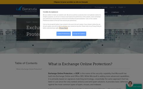Exchange Online Protection (EOP) | Barracuda Networks