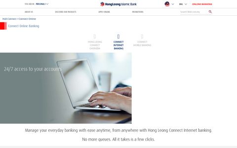 CONNECT Online Banking - Hong Leong Islamic Bank