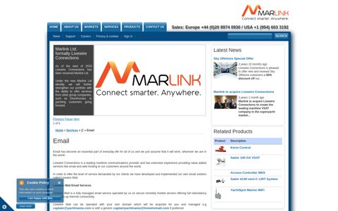 Email | Marlink Ltd - Livewire Connections
