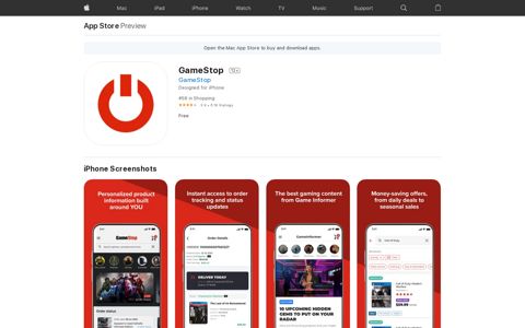 ‎GameStop on the App Store