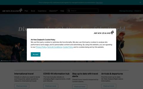 Air New Zealand Official Site - Europe