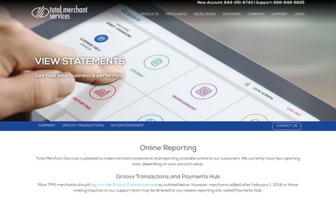 Merchant Statements and Online Reports | Total Merchant ...