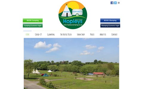 Hopleys Family Camping: Campsite | UK
