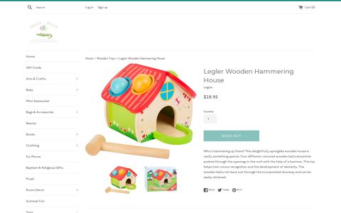 Legler Wooden Hammering House – Olly-Olly