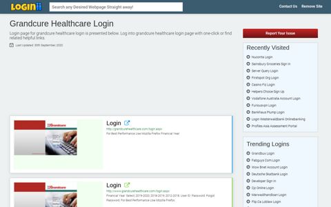 Grandcure Healthcare Login - Loginii.com