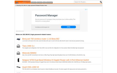 192.168.43.1.login.password Routers Listed Here