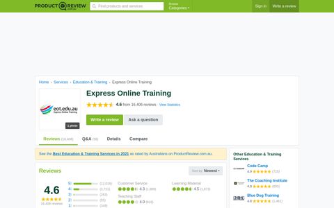 Express Online Training | ProductReview.com.au
