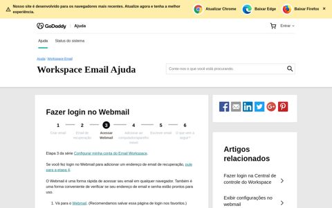 Fazer login no Webmail | Workspace Email - Ajuda da ...