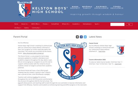 Parent Portal - Kelston Boys' High School