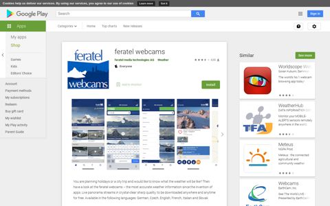 feratel webcams - Apps on Google Play