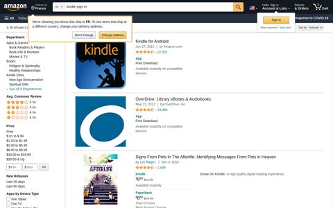 kindle sign in - Amazon.com