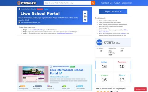 Liwa School Portal