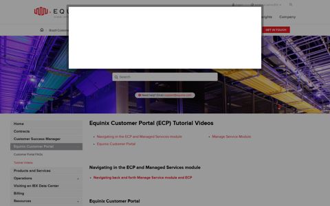 Equinix Customer Portal Videos | Brazil ... - Equinix, Inc.